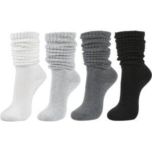 Women's Fall Winter Slouch Knit Socks - Slouchy & Scrunch Socks